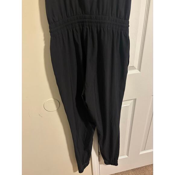 Athleta hillside black romper jumpsuit sz 2 - Picture 7 of 11